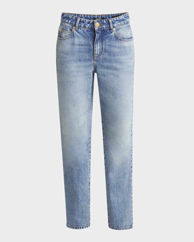 Flared Denim Pants